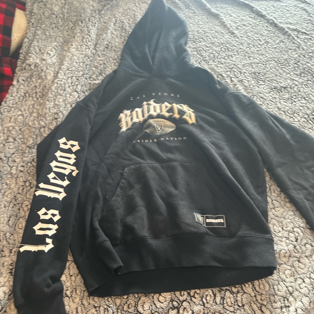 NFL Black Hoodie with Gold Accents